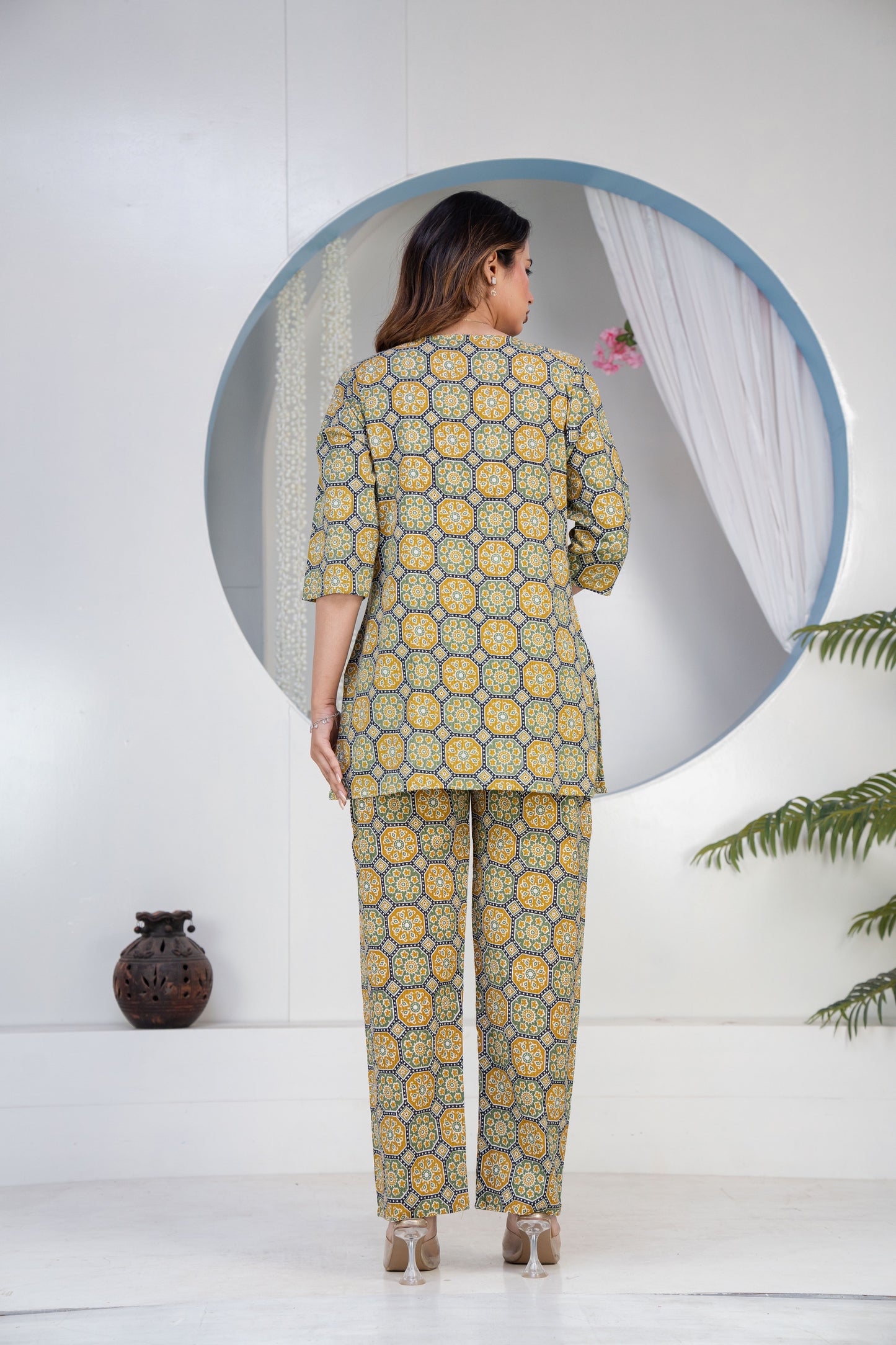 Printed Cord Set for women
