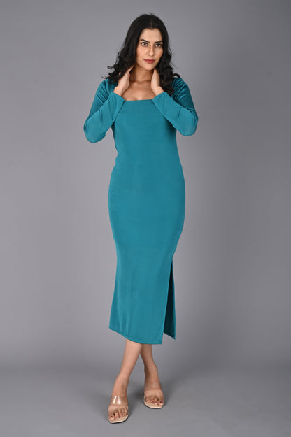 Full sleeves bodycon dress
