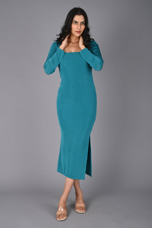 Full sleeves bodycon dress