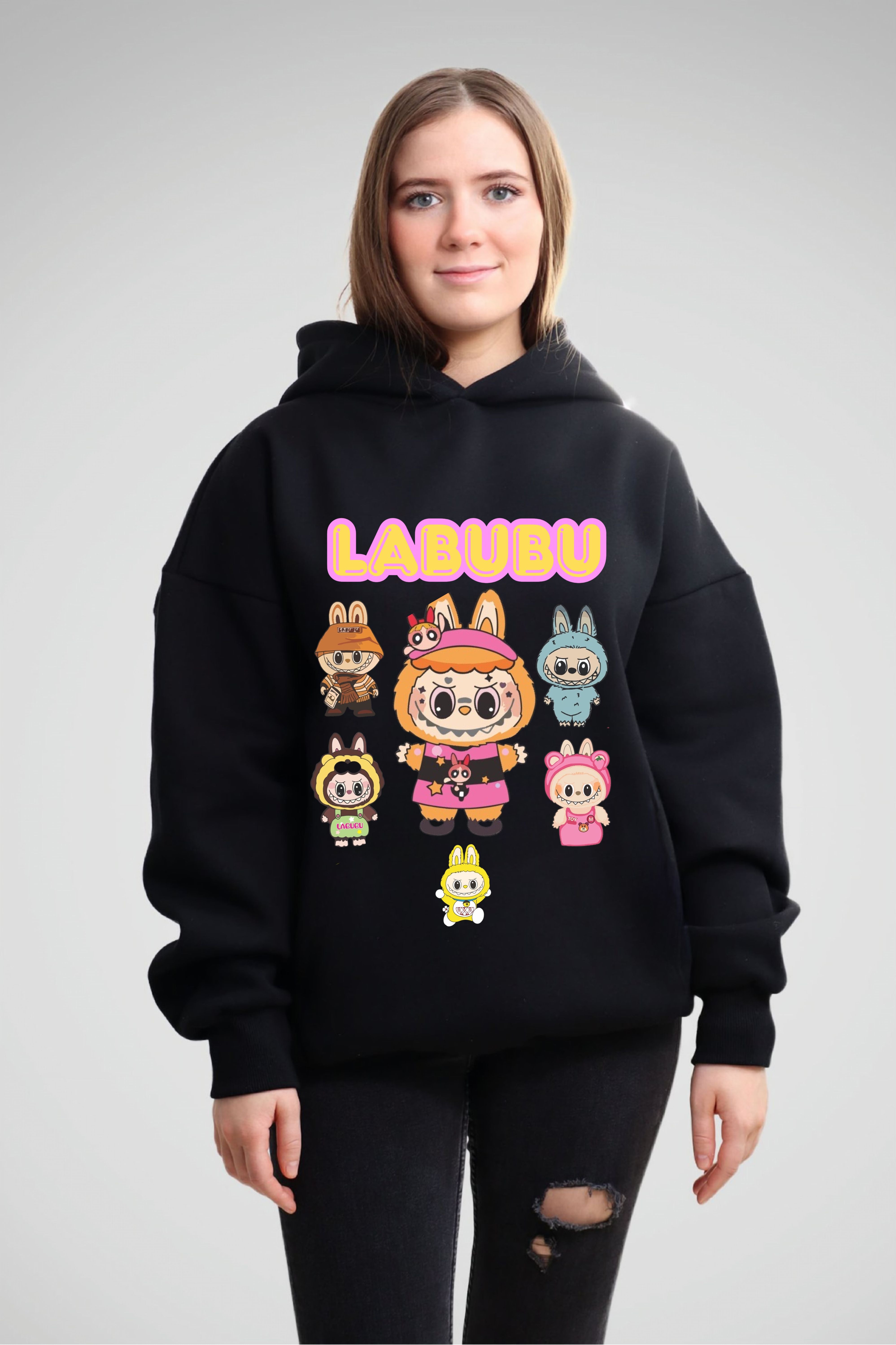 Labubu Printed HOODIE