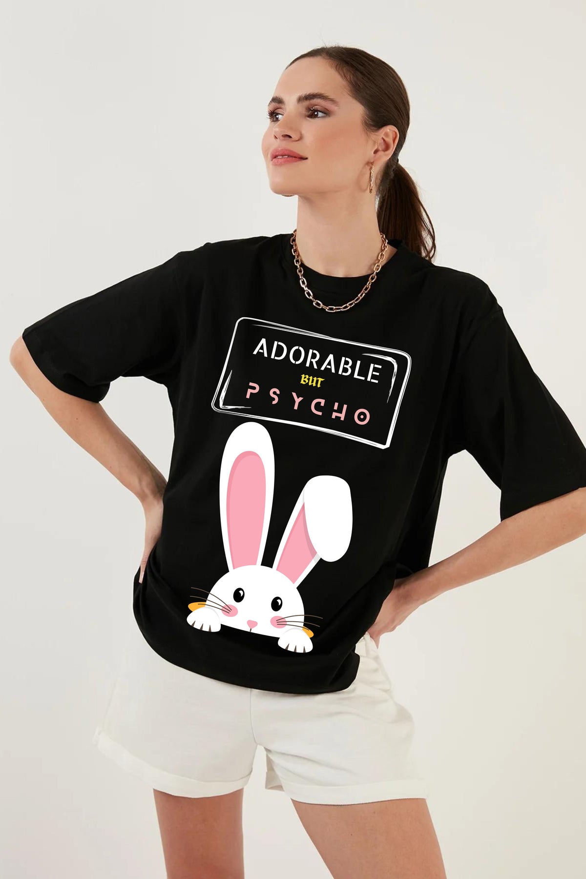 Adorable printed Oversized Tee
