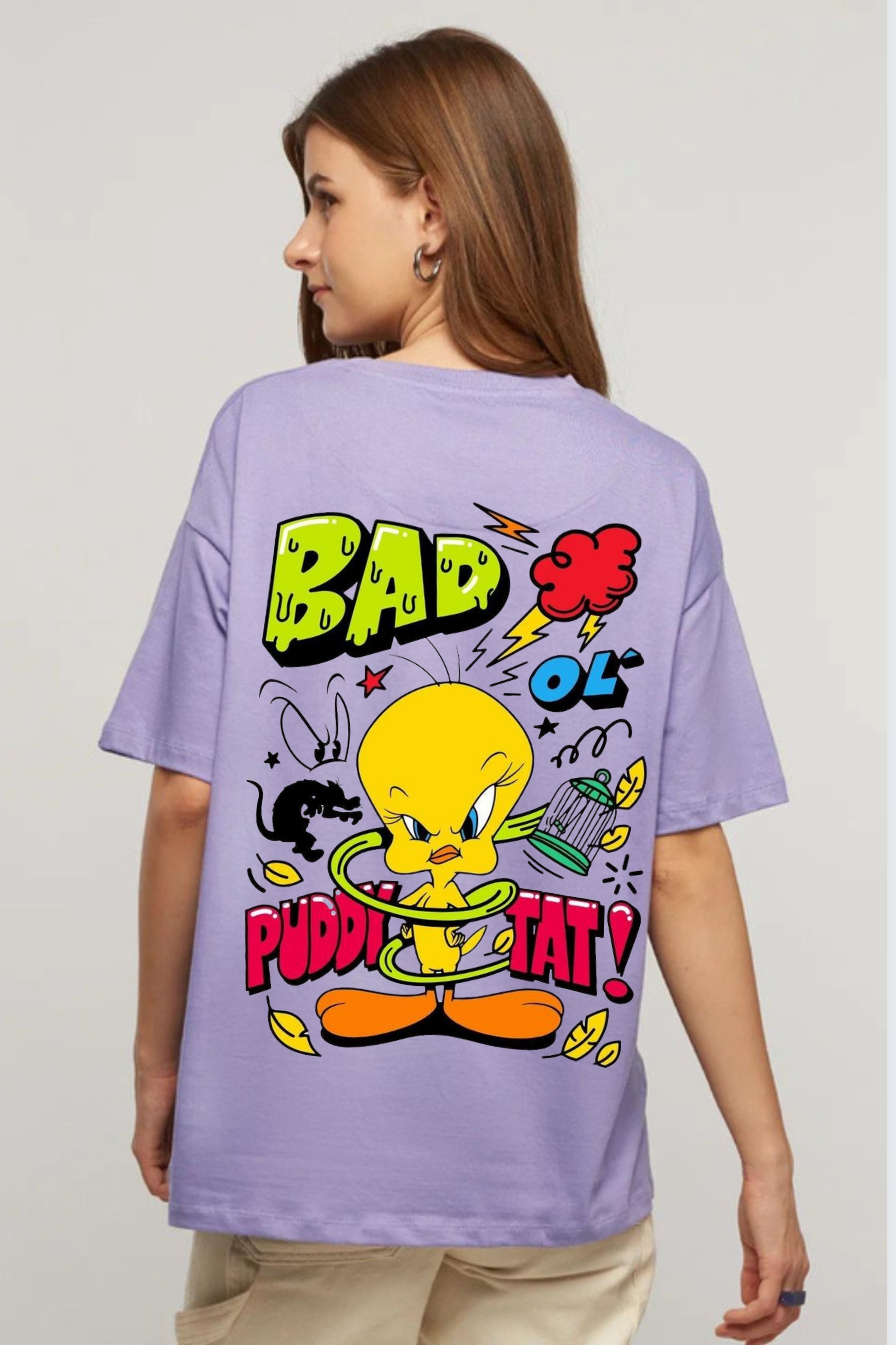 Bad ol Putty Tat Oversized T-shirt