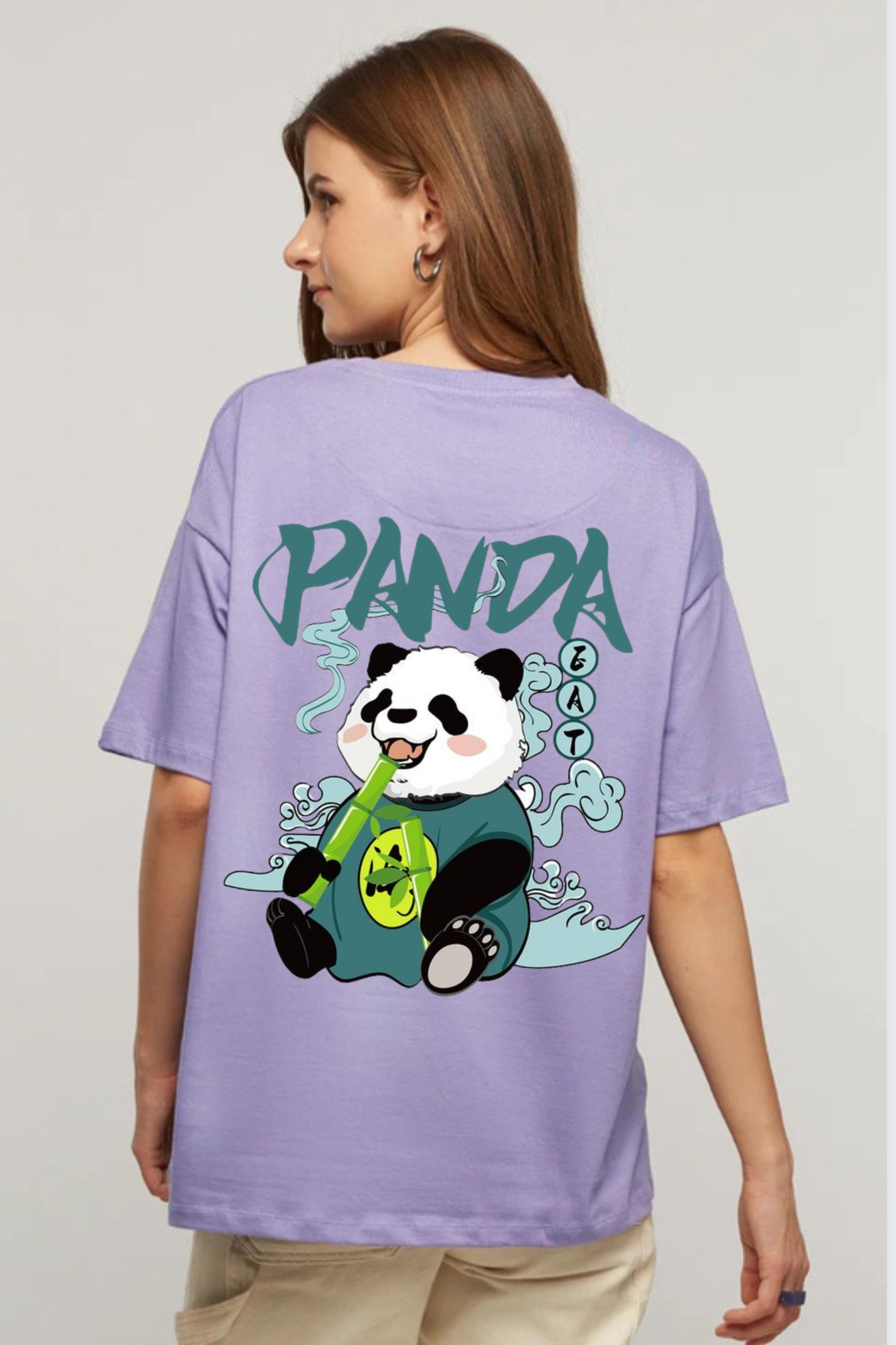 Panda Printed oversize Tee