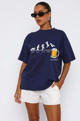 Friday chill mode on oversize t-shirt