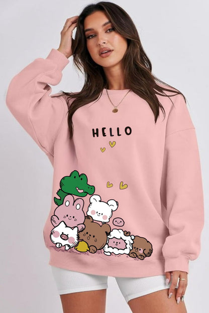 HELLO Oversize Sweatshirt
