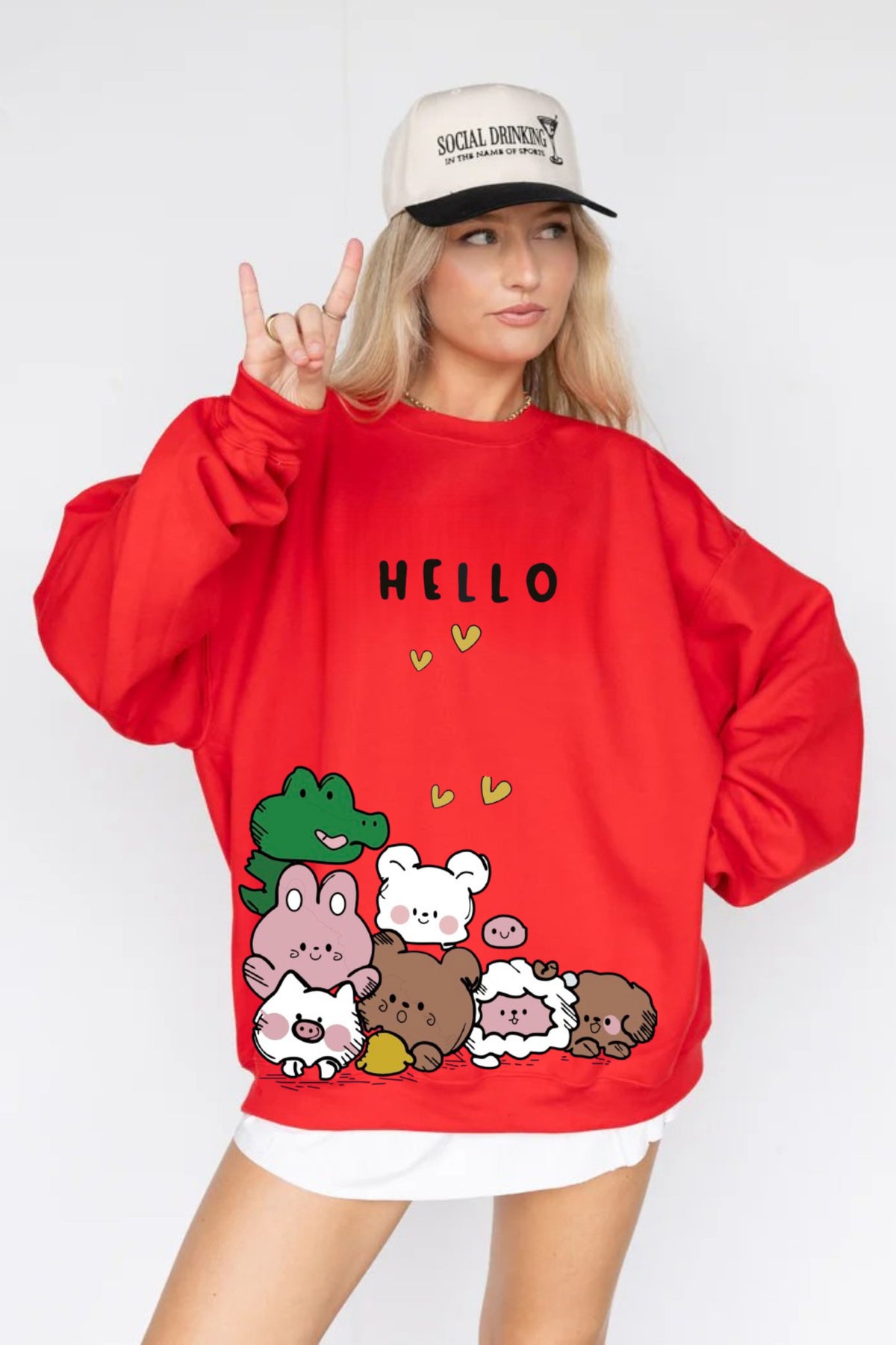 HELLO Oversize Sweatshirt
