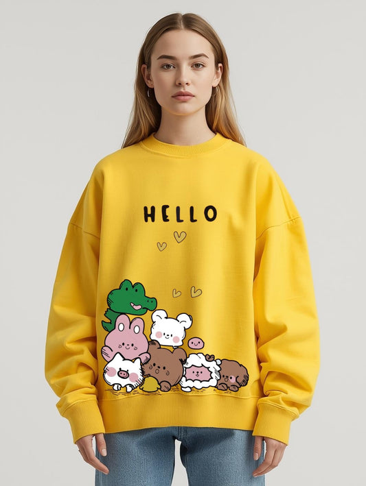 HELLO Oversize Sweatshirt