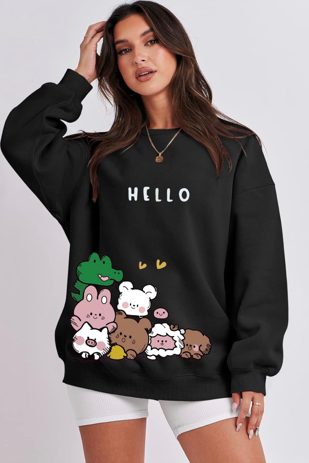 HELLO Oversize Sweatshirt