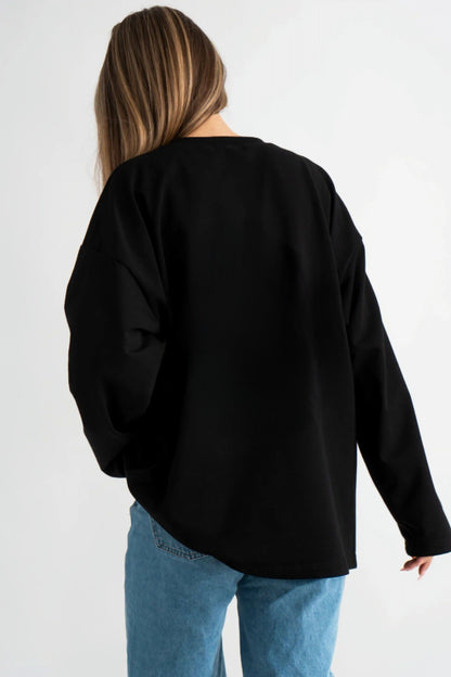 Flower Oversize Sweatshirt