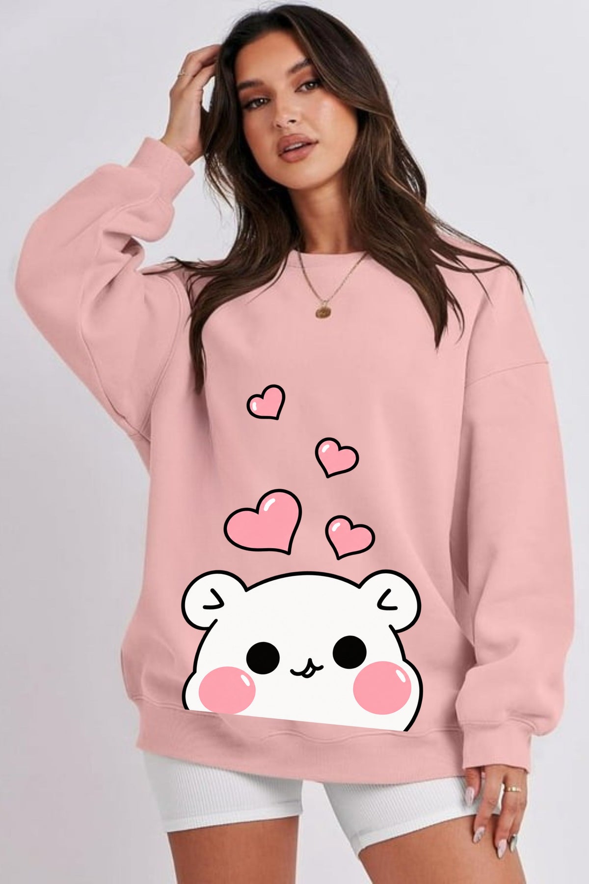Heart Oversize Sweatshirt