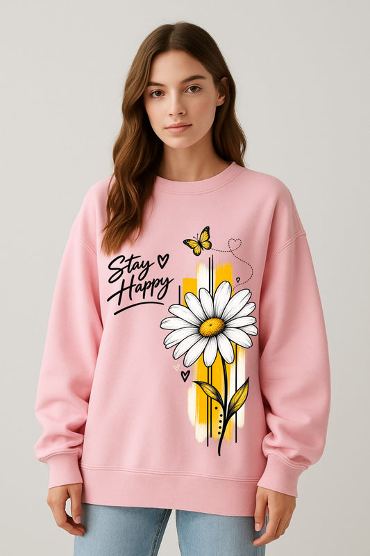 Flower Oversize Sweatshirt