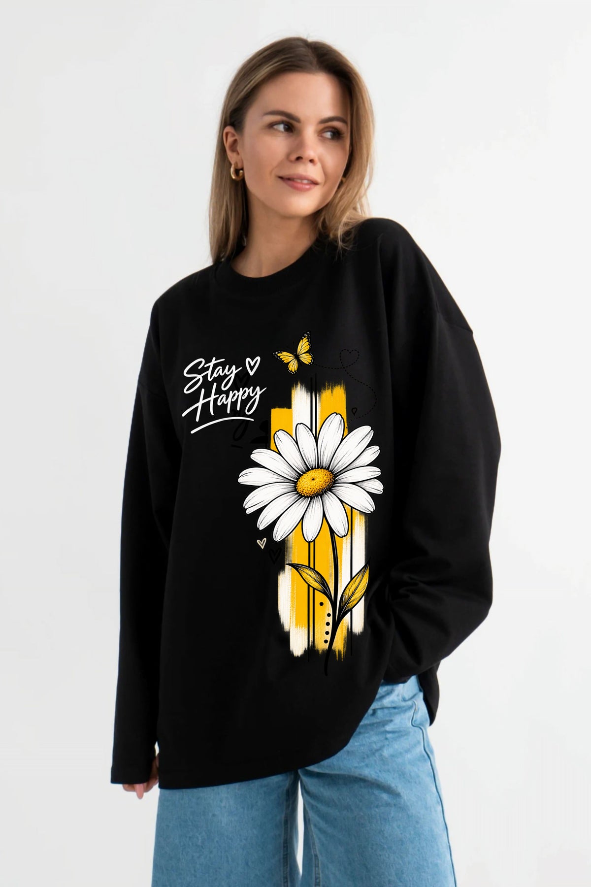 Flower Oversize Sweatshirt