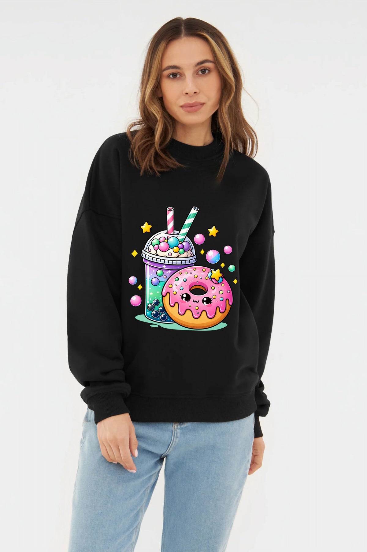 Coffee Oversize Sweatshirt
