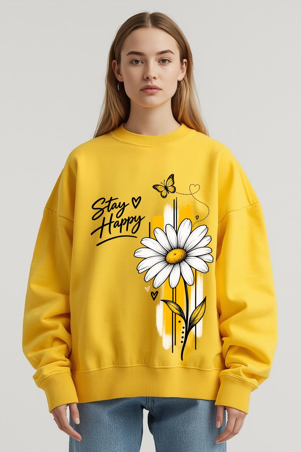 Flower Oversize Sweatshirt