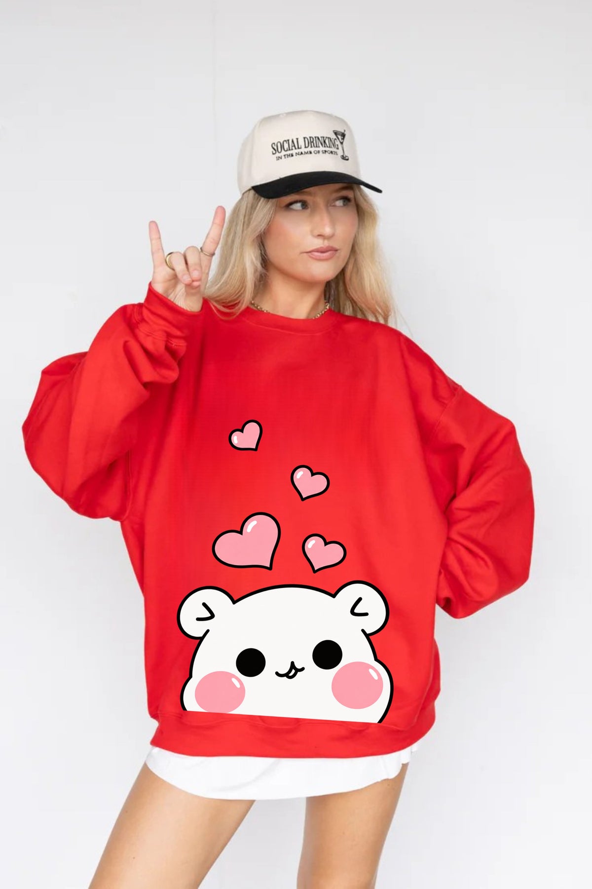 Heart Oversize Sweatshirt