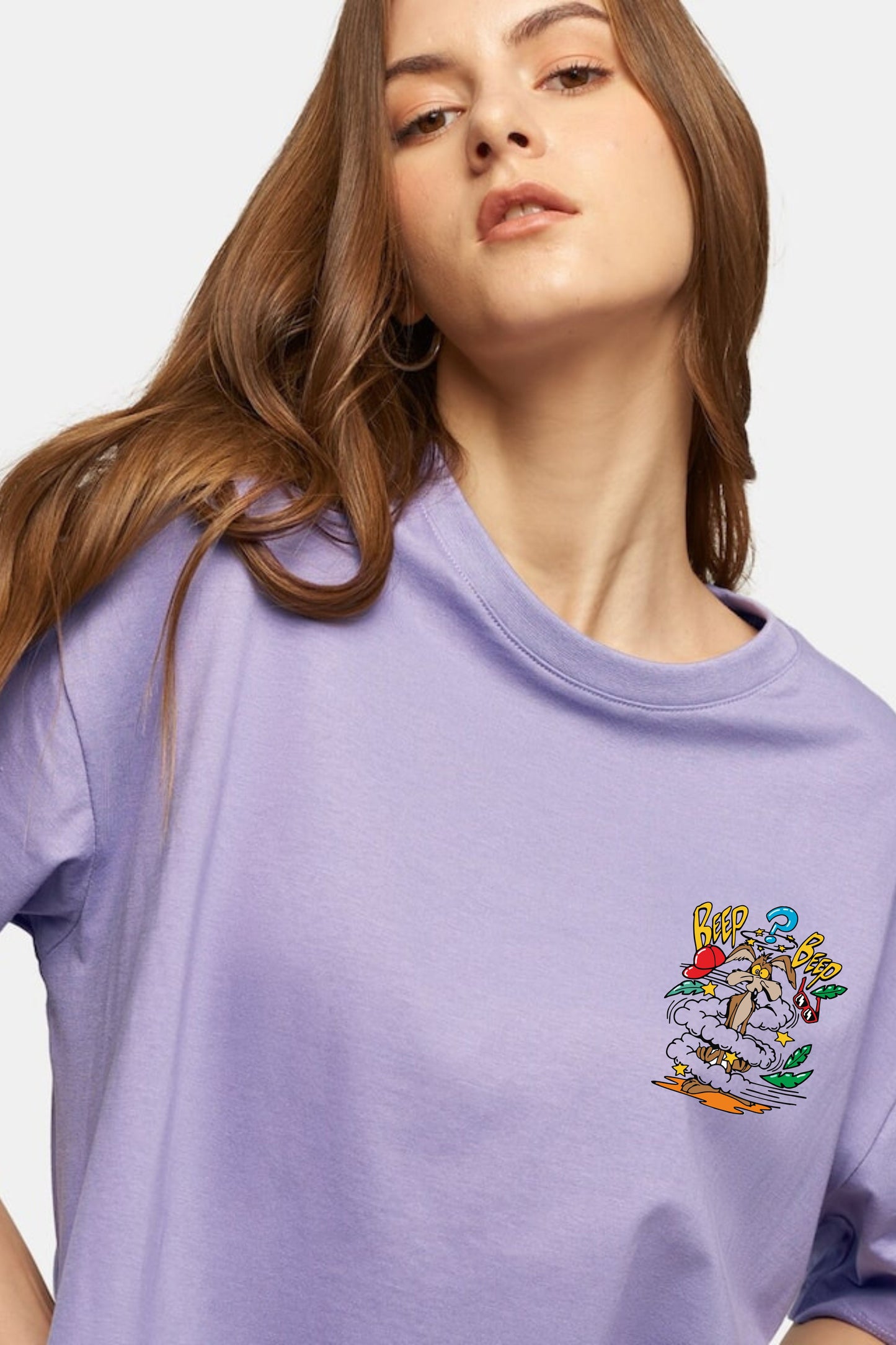 Beep Beep Printed Oversize T-shirt