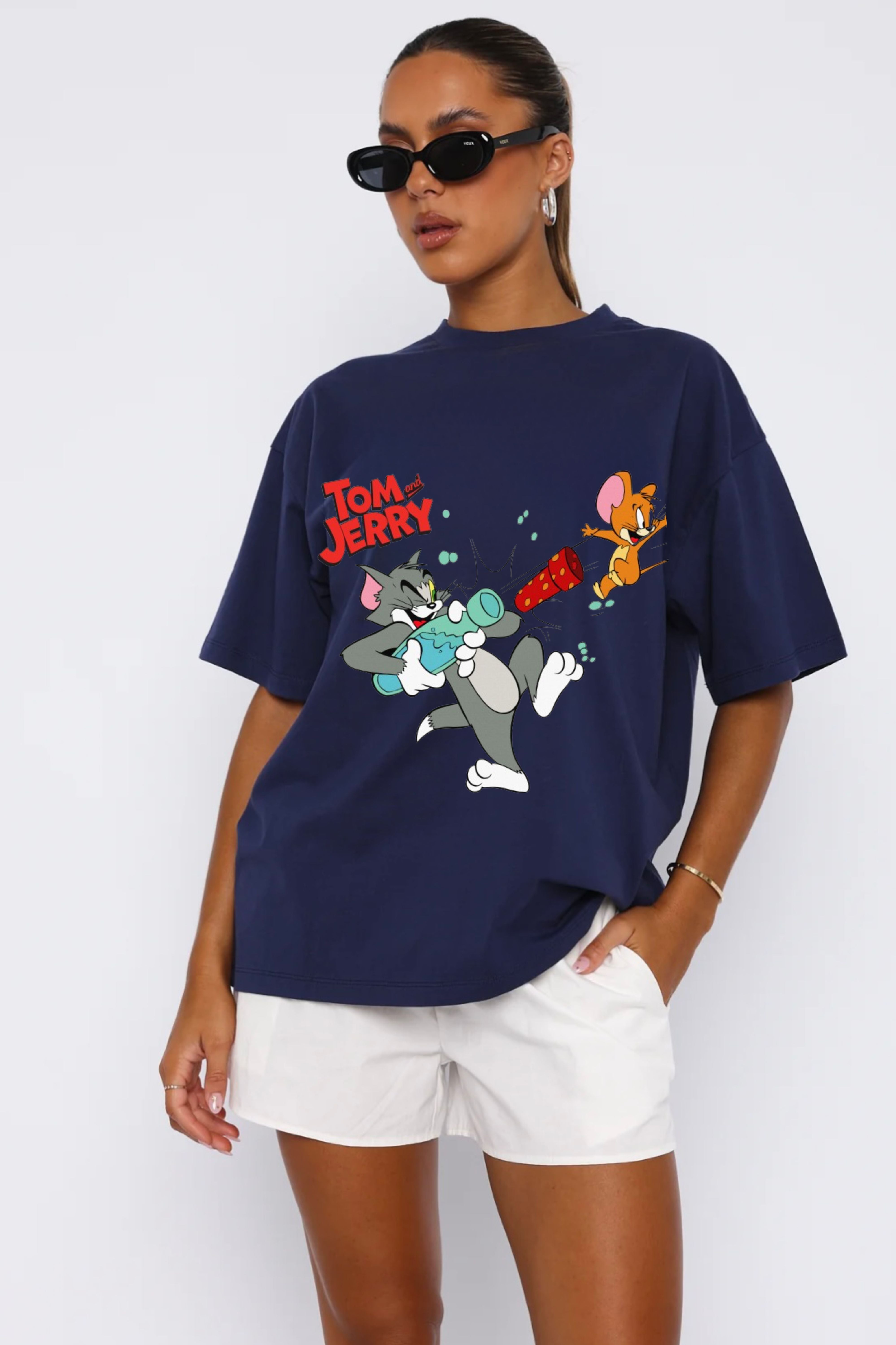 Tom And Jerry Oversize T-shirt for women
