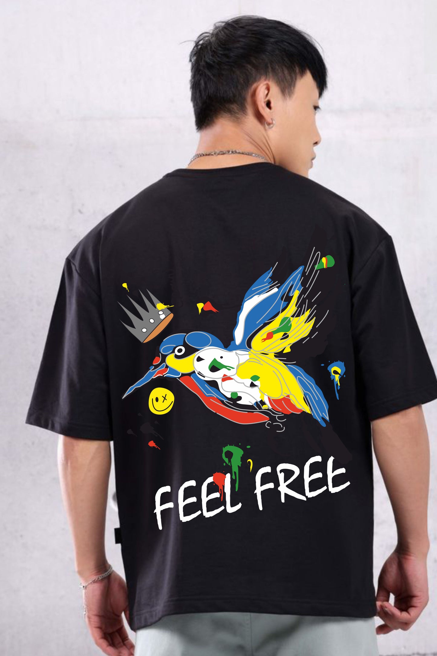 Feel Free Oversize T-shirt for men