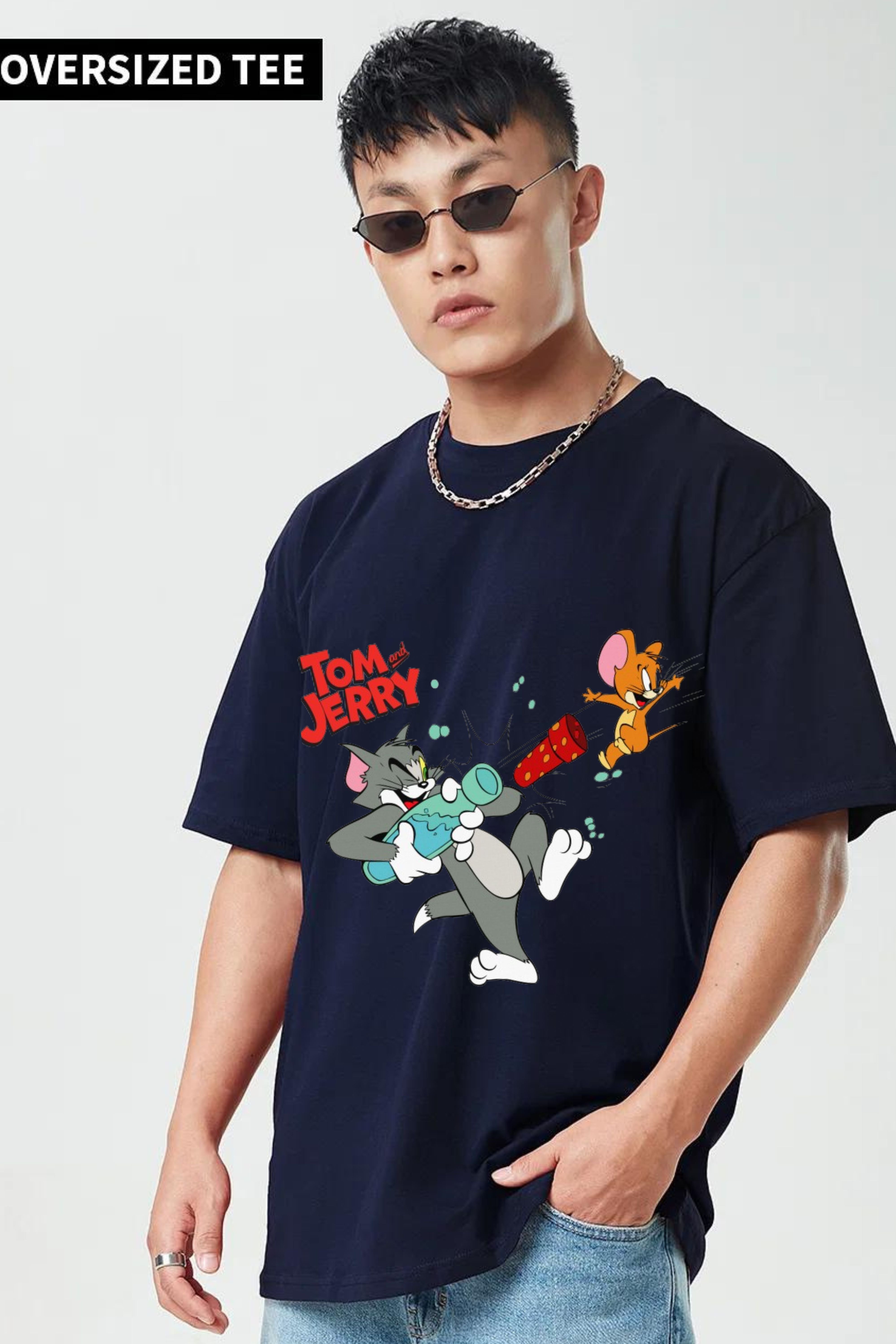 Tom and Jerry Oversizes T-shirt for men