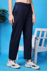 Navy Blue Women Trouser