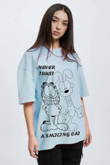 Smiling Cat Oversize T-shirt for women