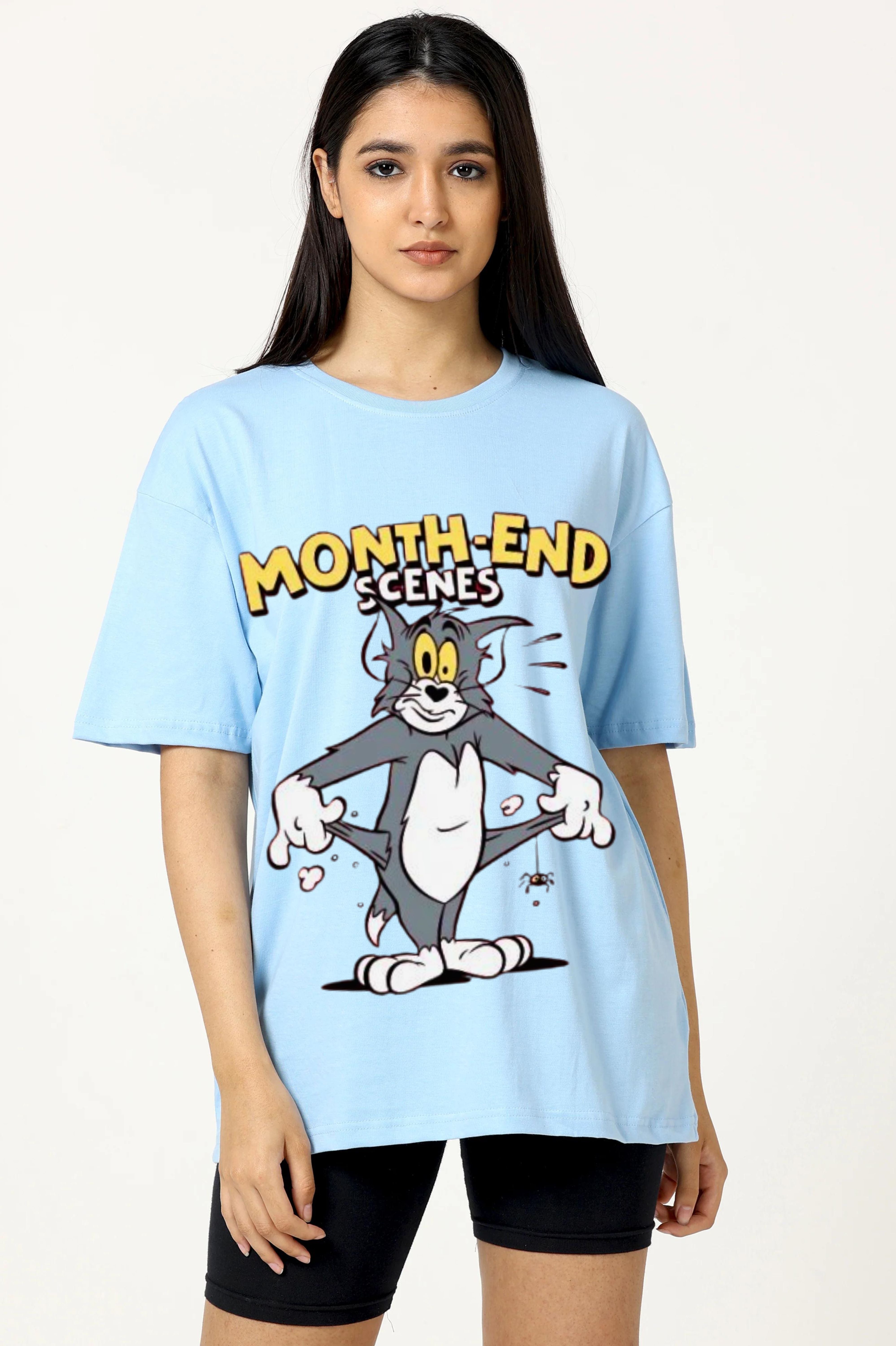 Cashless Oversize Printed Tee