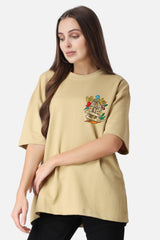 Beep Beep Printed Oversize T-shirt