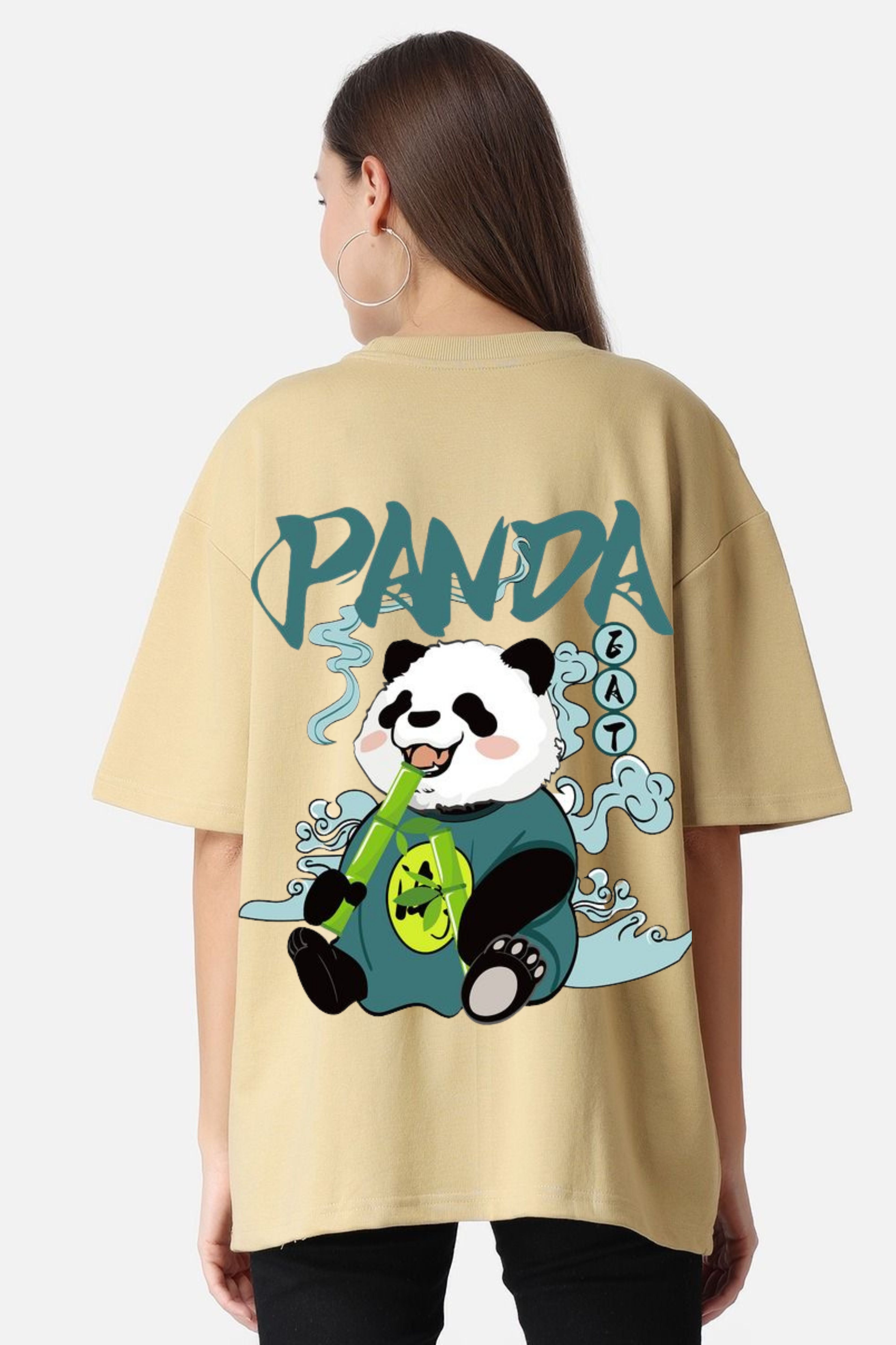 Panda Printed oversize Tee