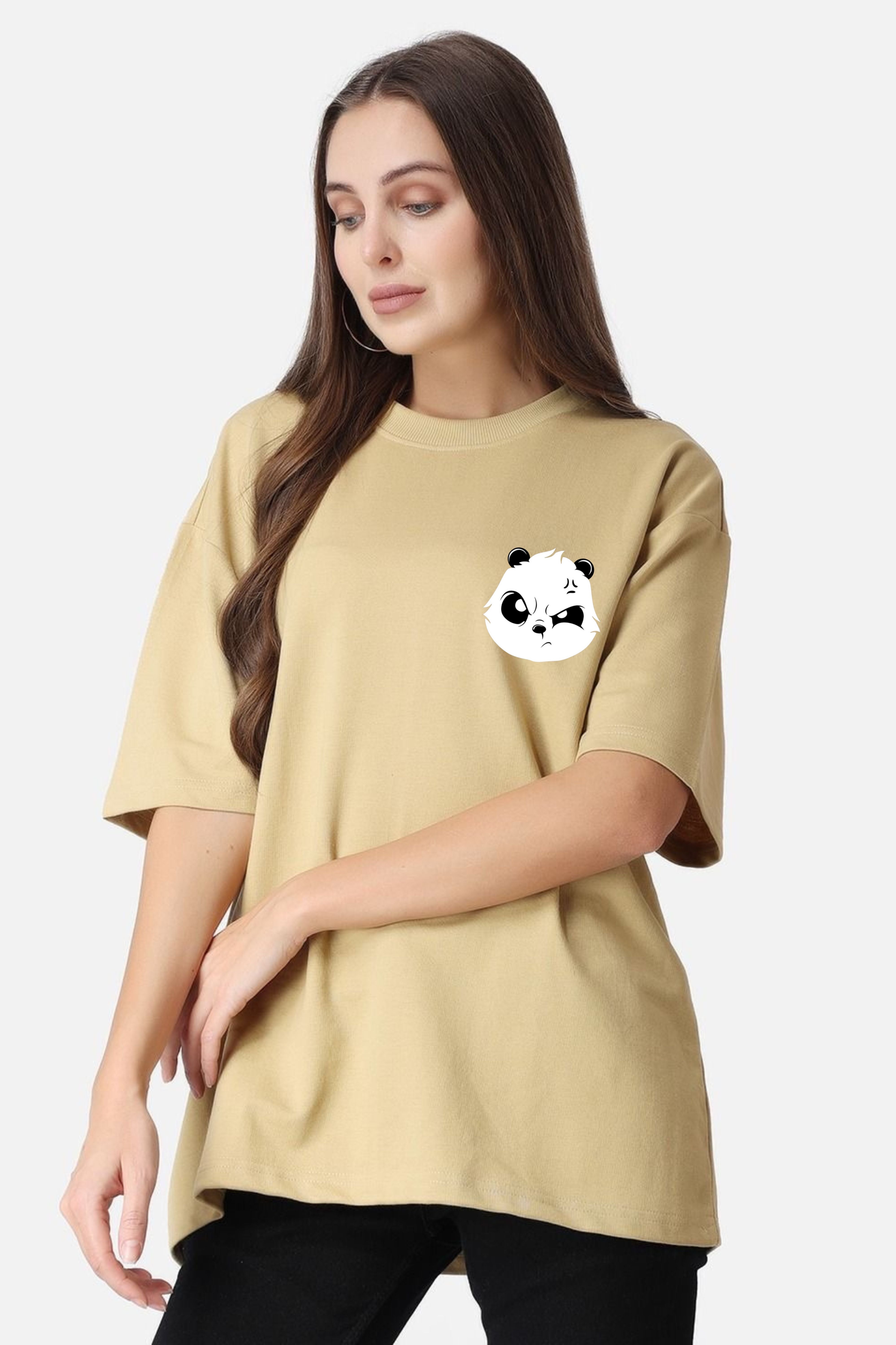 Panda Printed oversize Tee