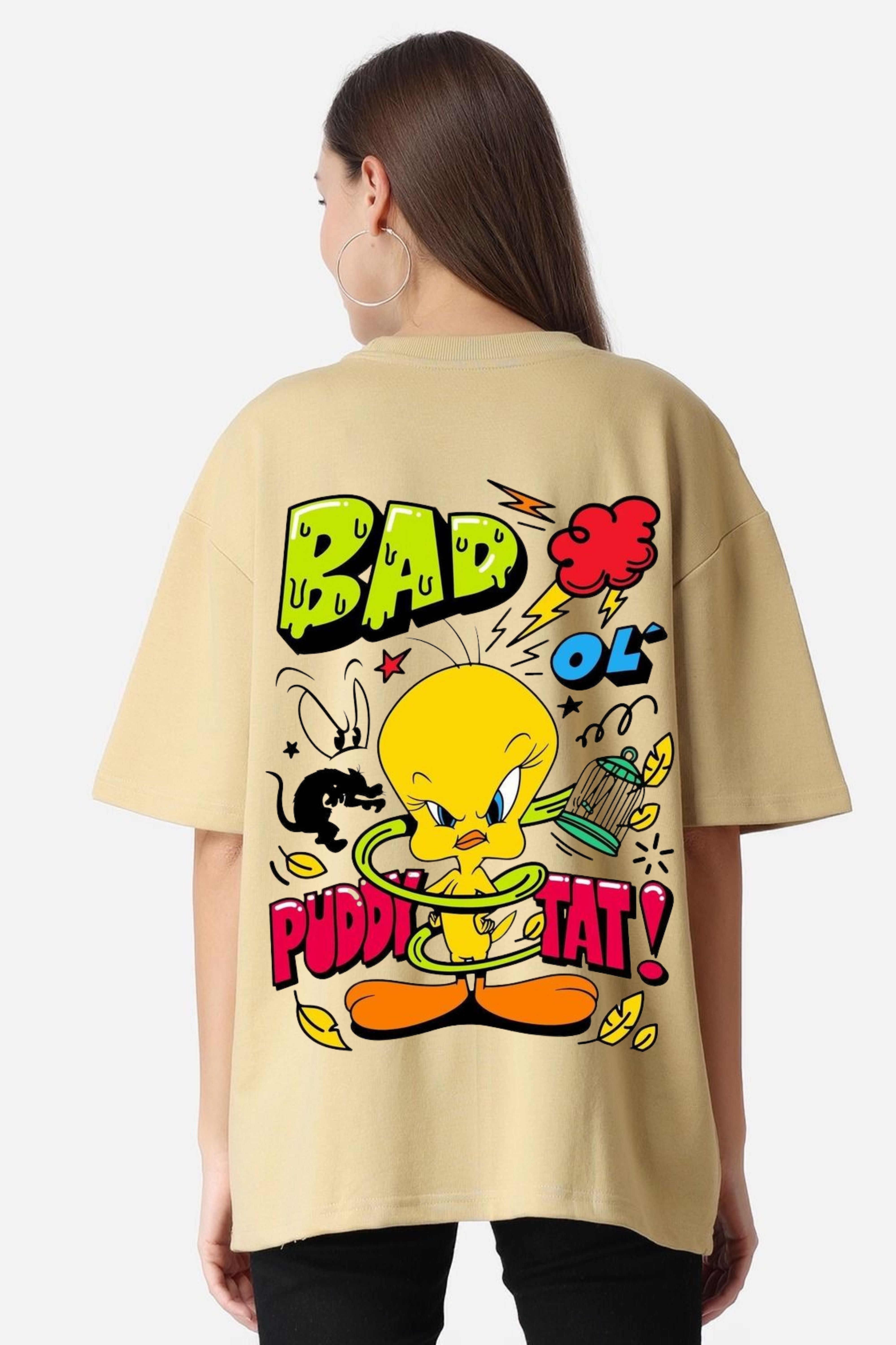 Bad ol Putty Tat Oversized T-shirt