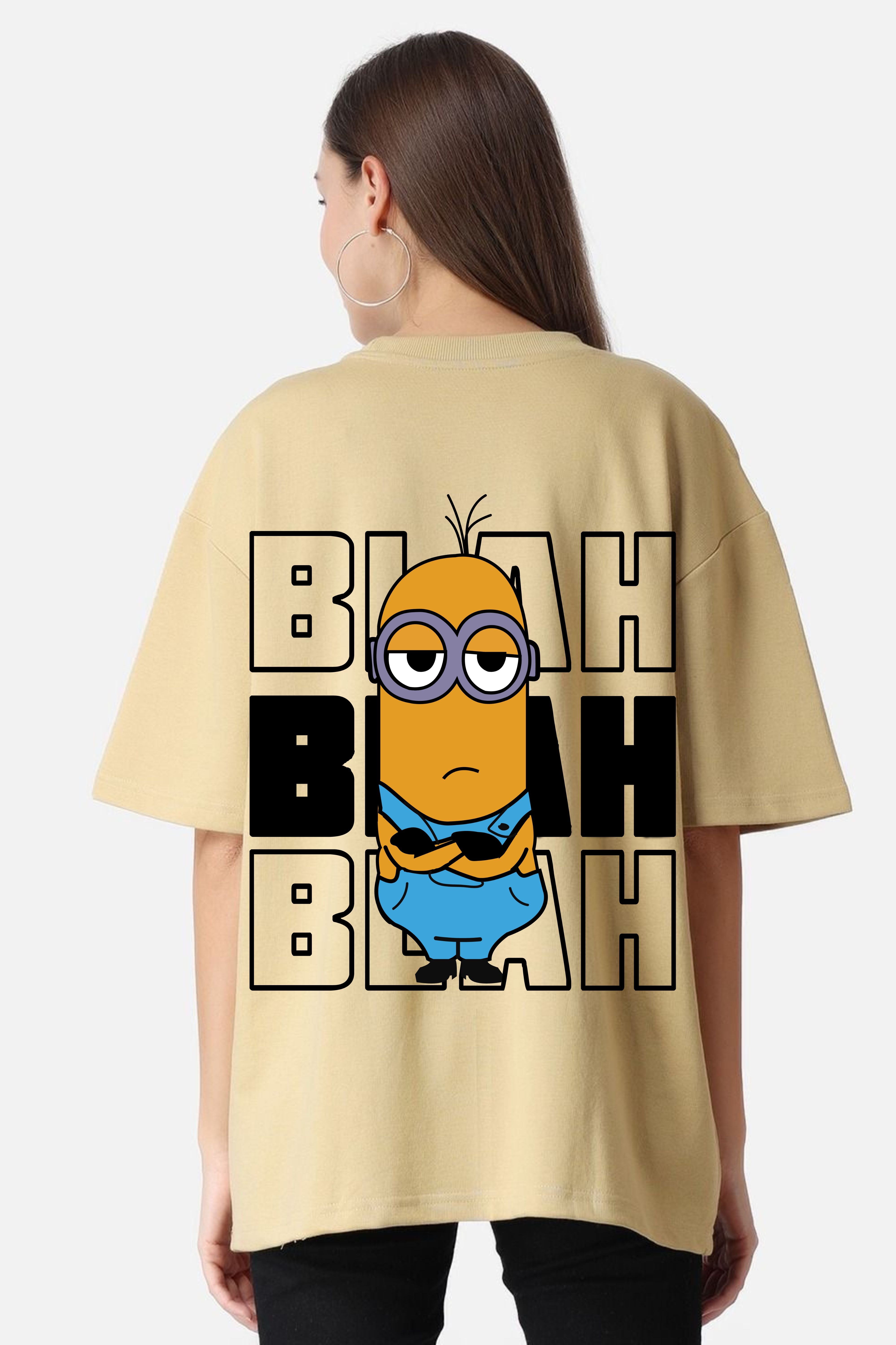 Minion Printed Oversized T-shirt