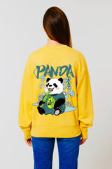 Panda Oversize Sweatshirt for women