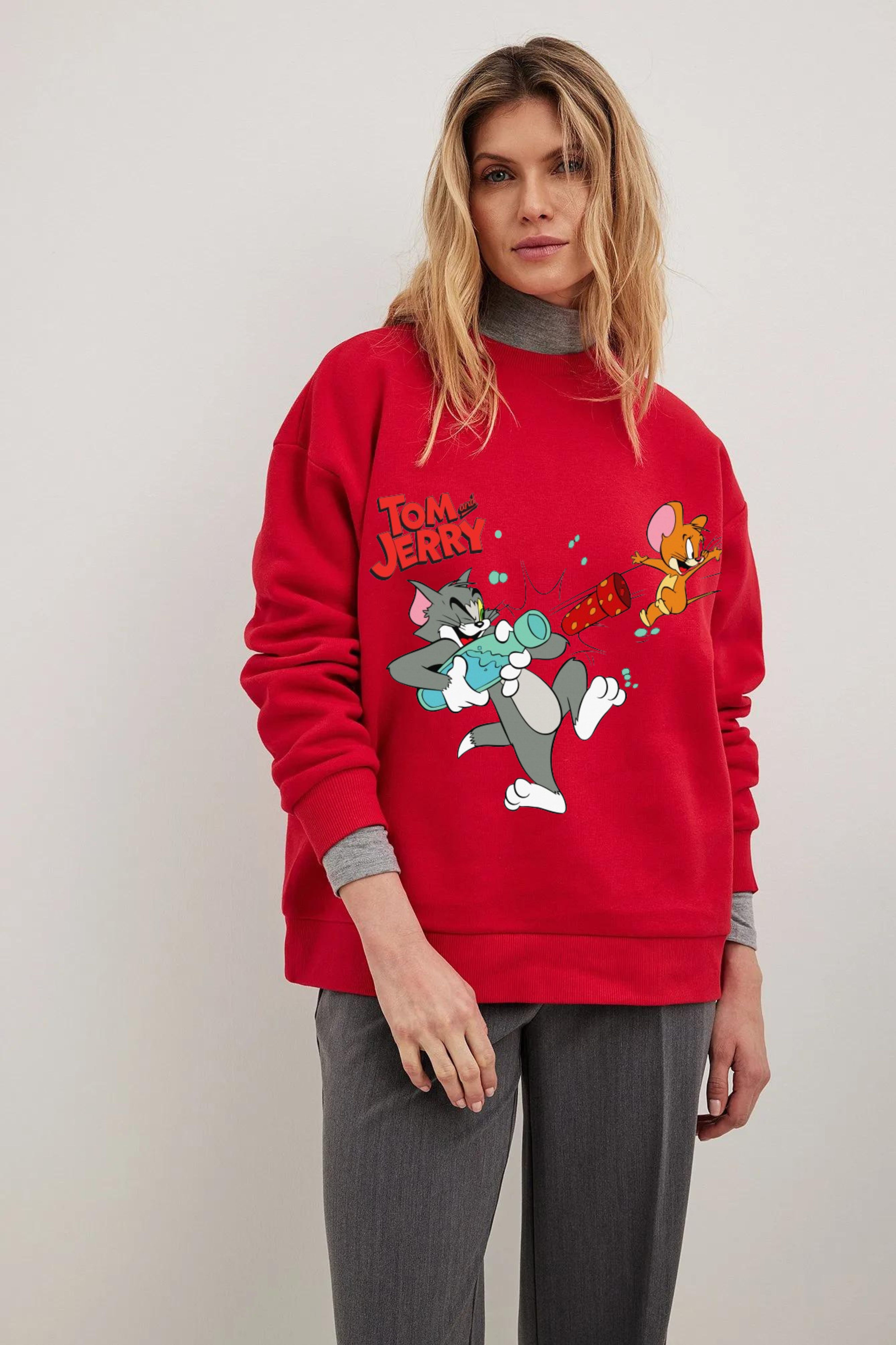 Tom and Jerry Oversize Sweatshirt