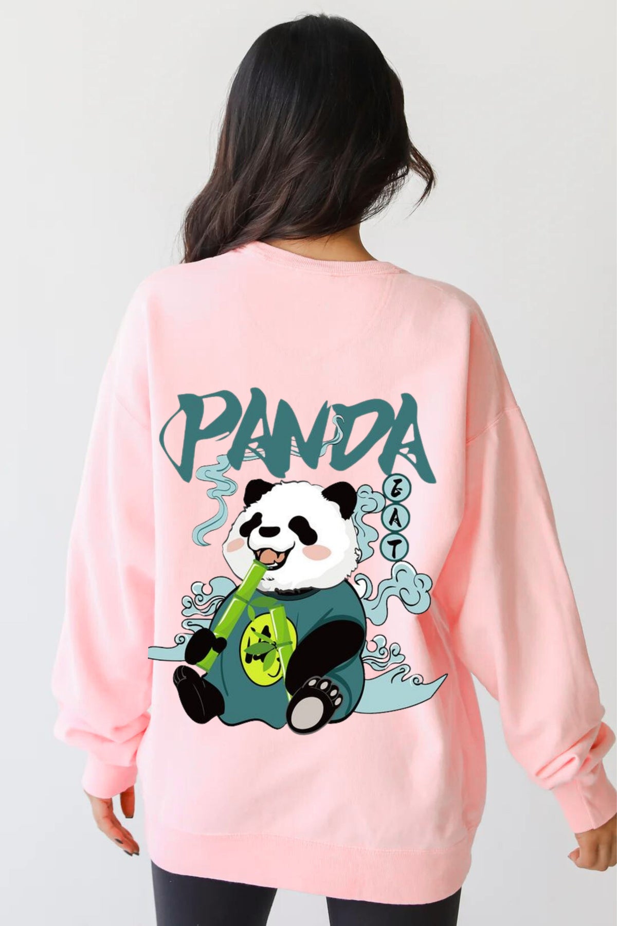 Panda Oversize Sweatshirt for women
