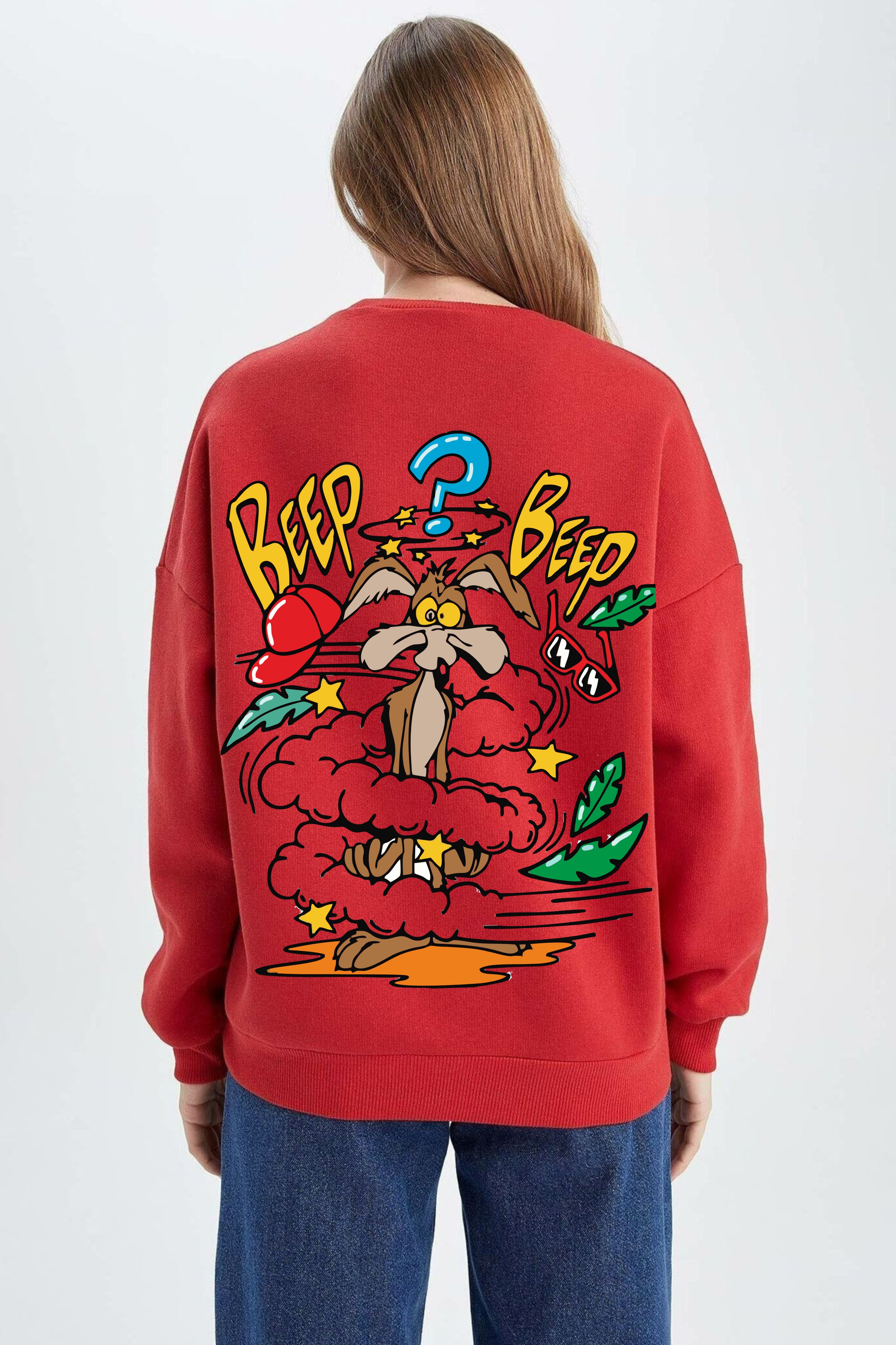 Beep Beep Oversize sweatshirt for women