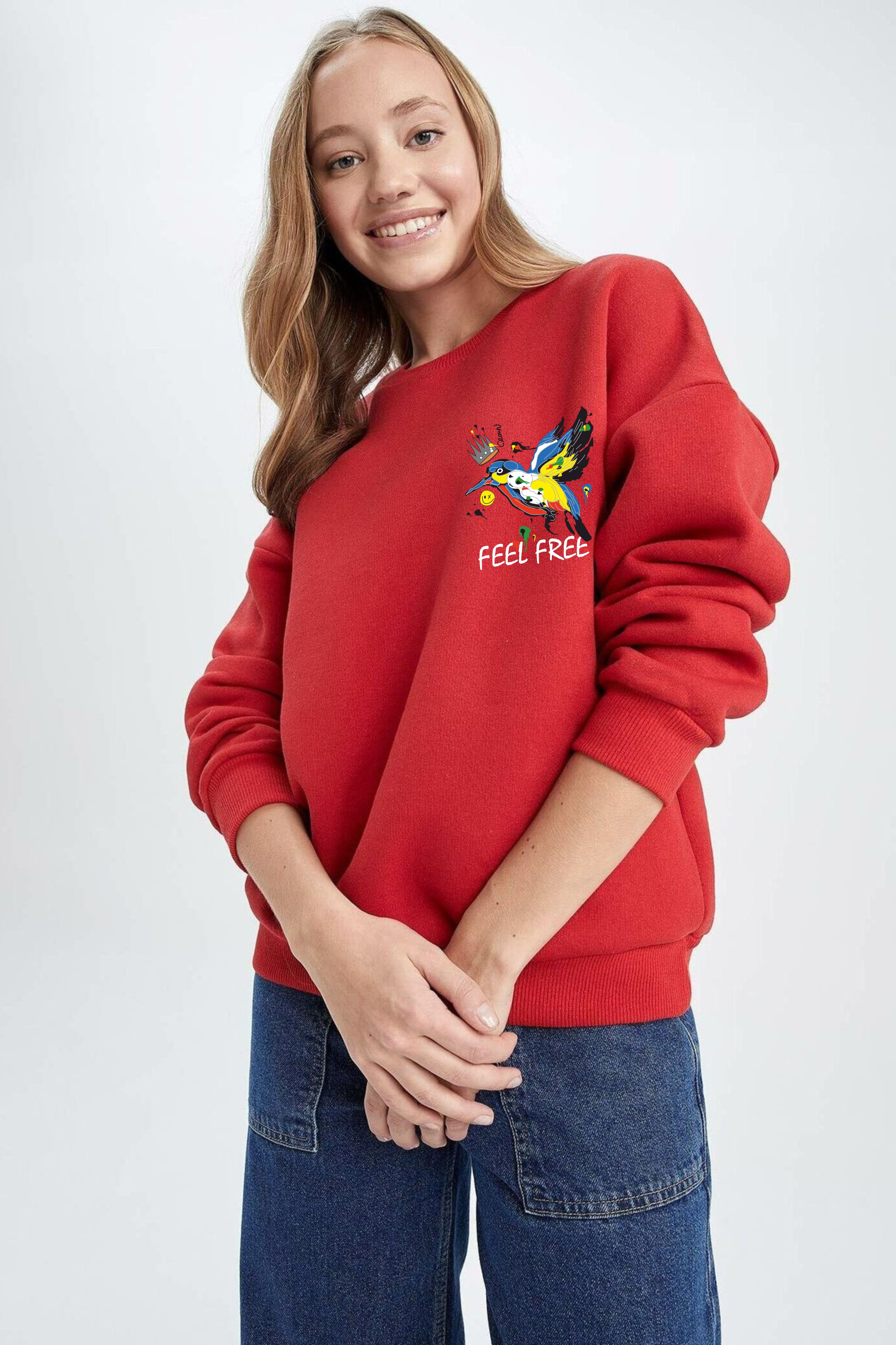 Feel Free Oversize Sweatshirt for women