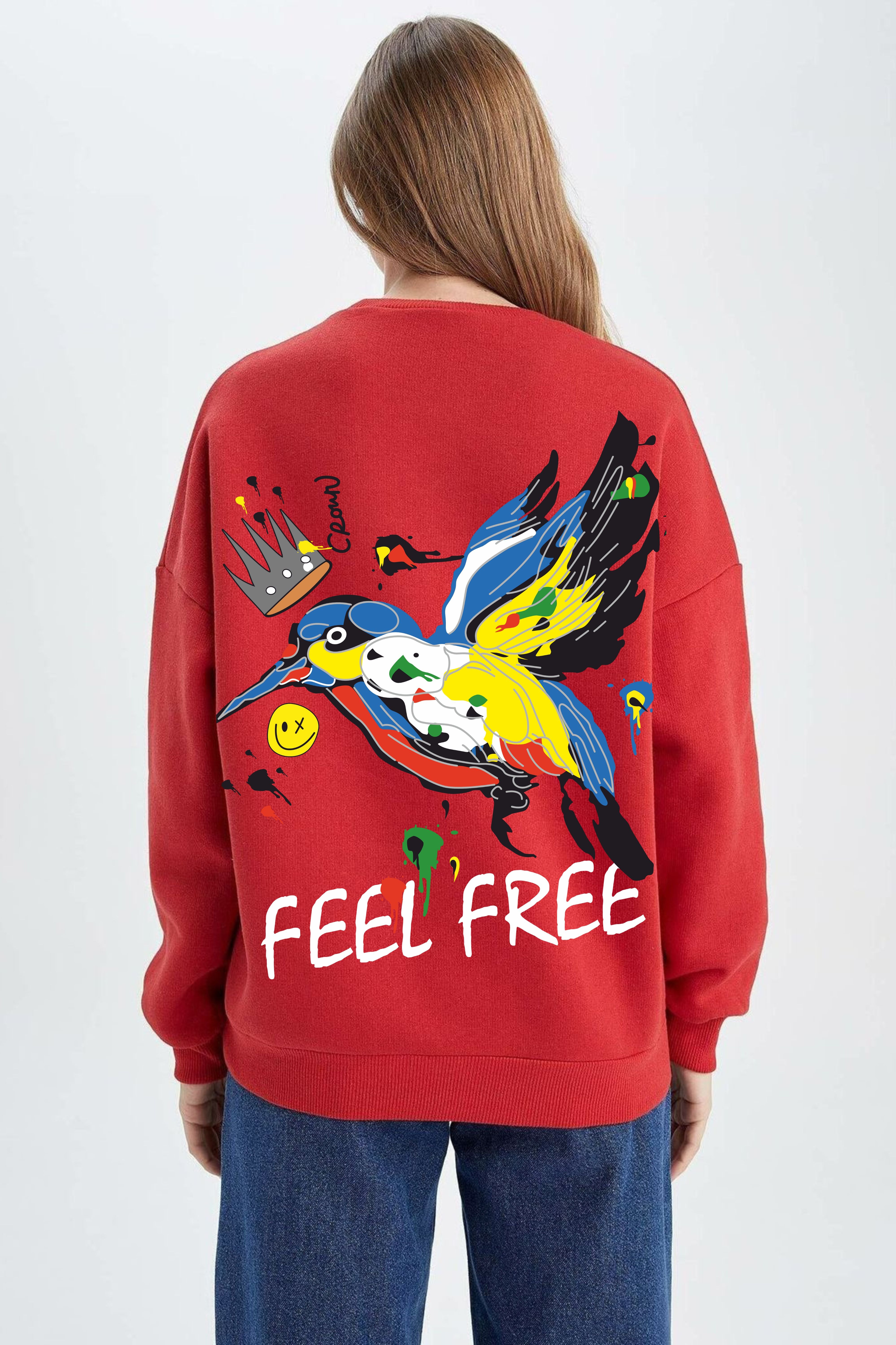 Feel Free Oversize Sweatshirt for women