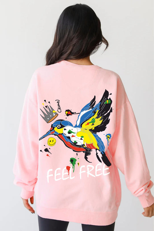 Feel Free Oversize Sweatshirt for women