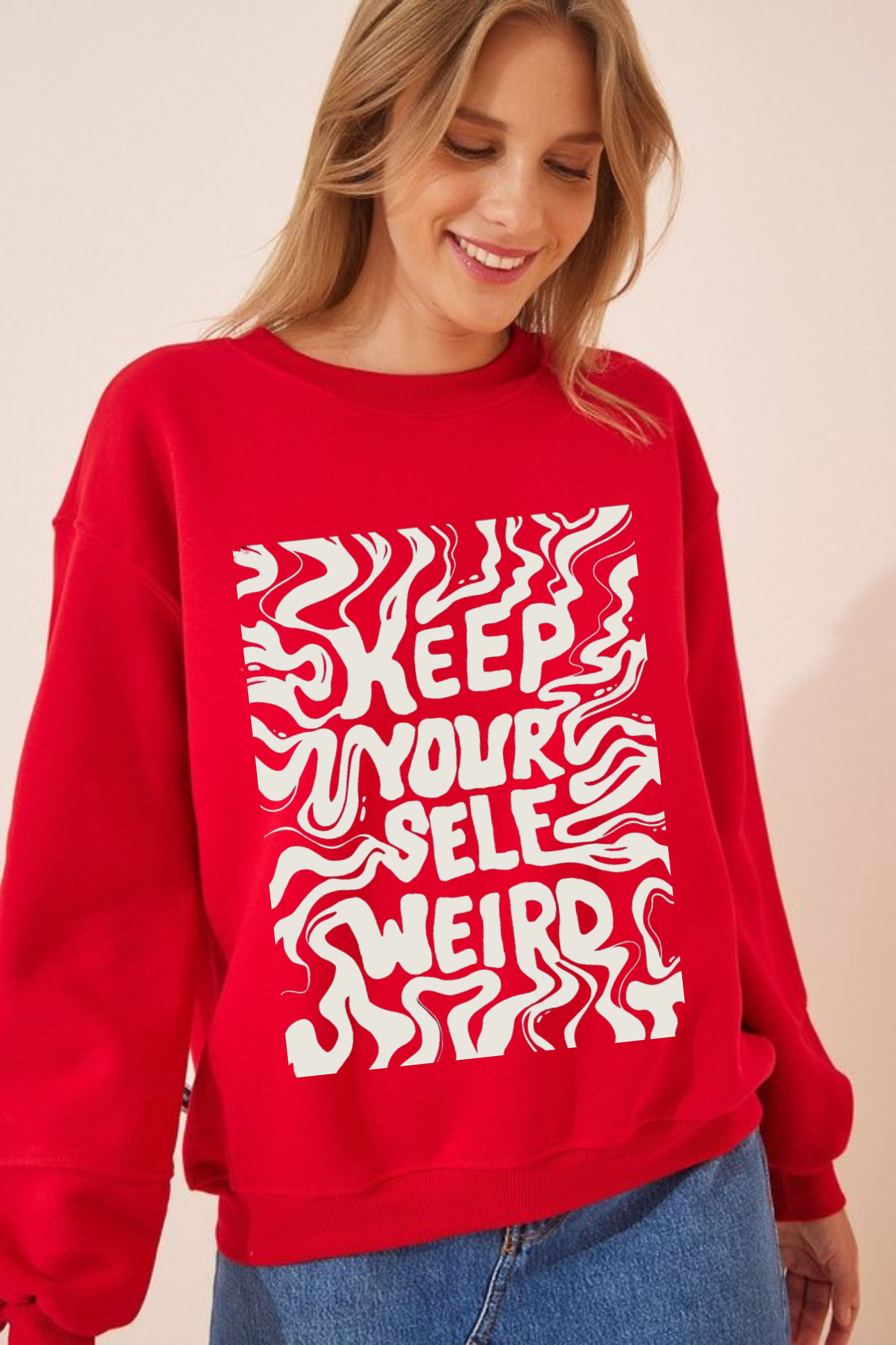 Always Weirdo Oversize Sweatshirt for women