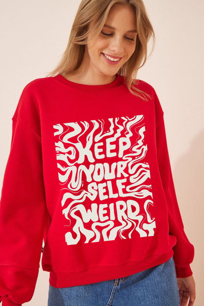 Always Weirdo Oversize Sweatshirt for women