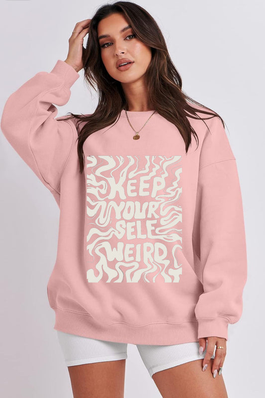 Always Weirdo Oversize Sweatshirt for women