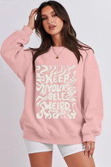 Always Weirdo Oversize Sweatshirt for women