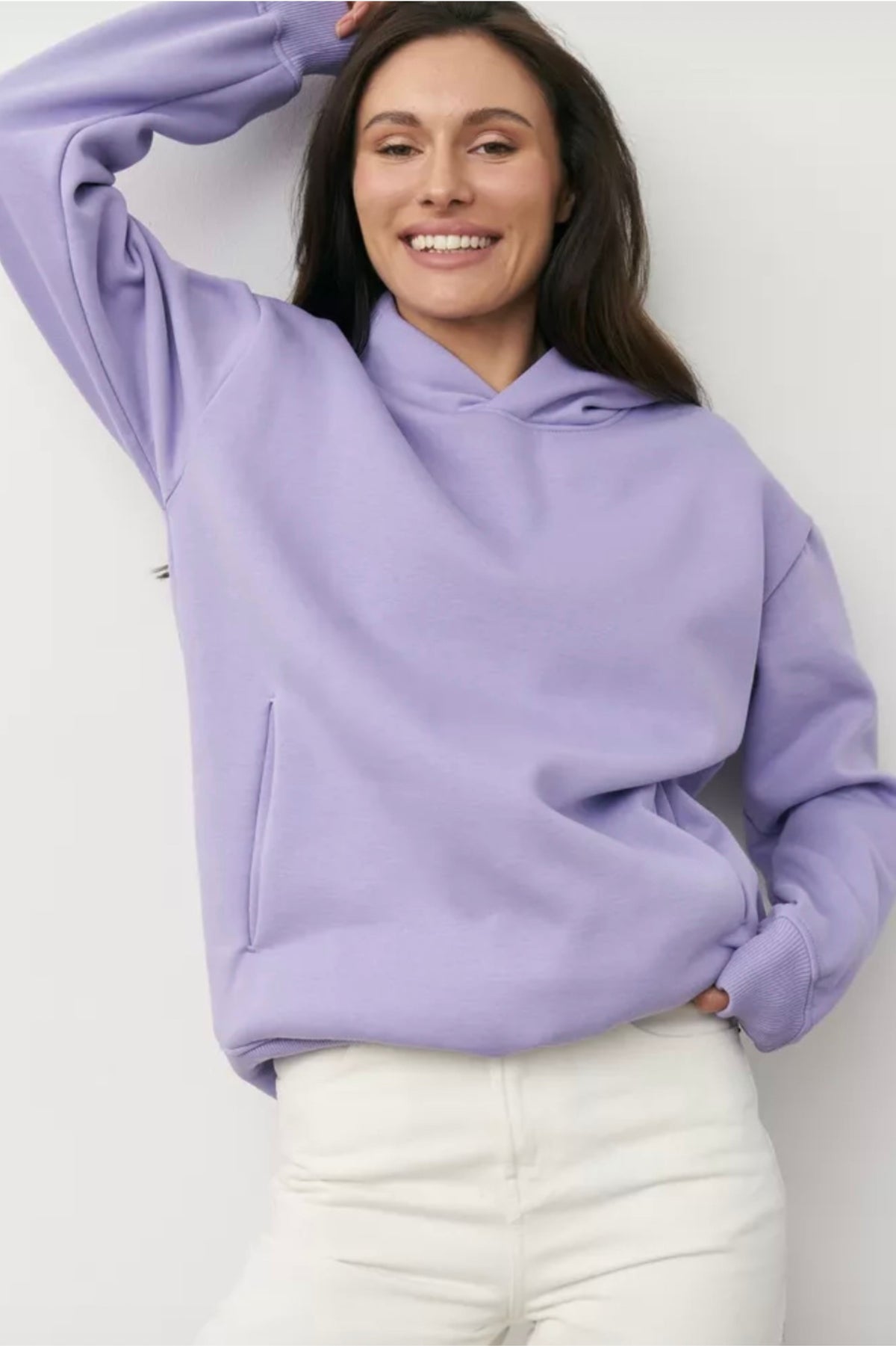 Lavender Oversize Hoodie for women