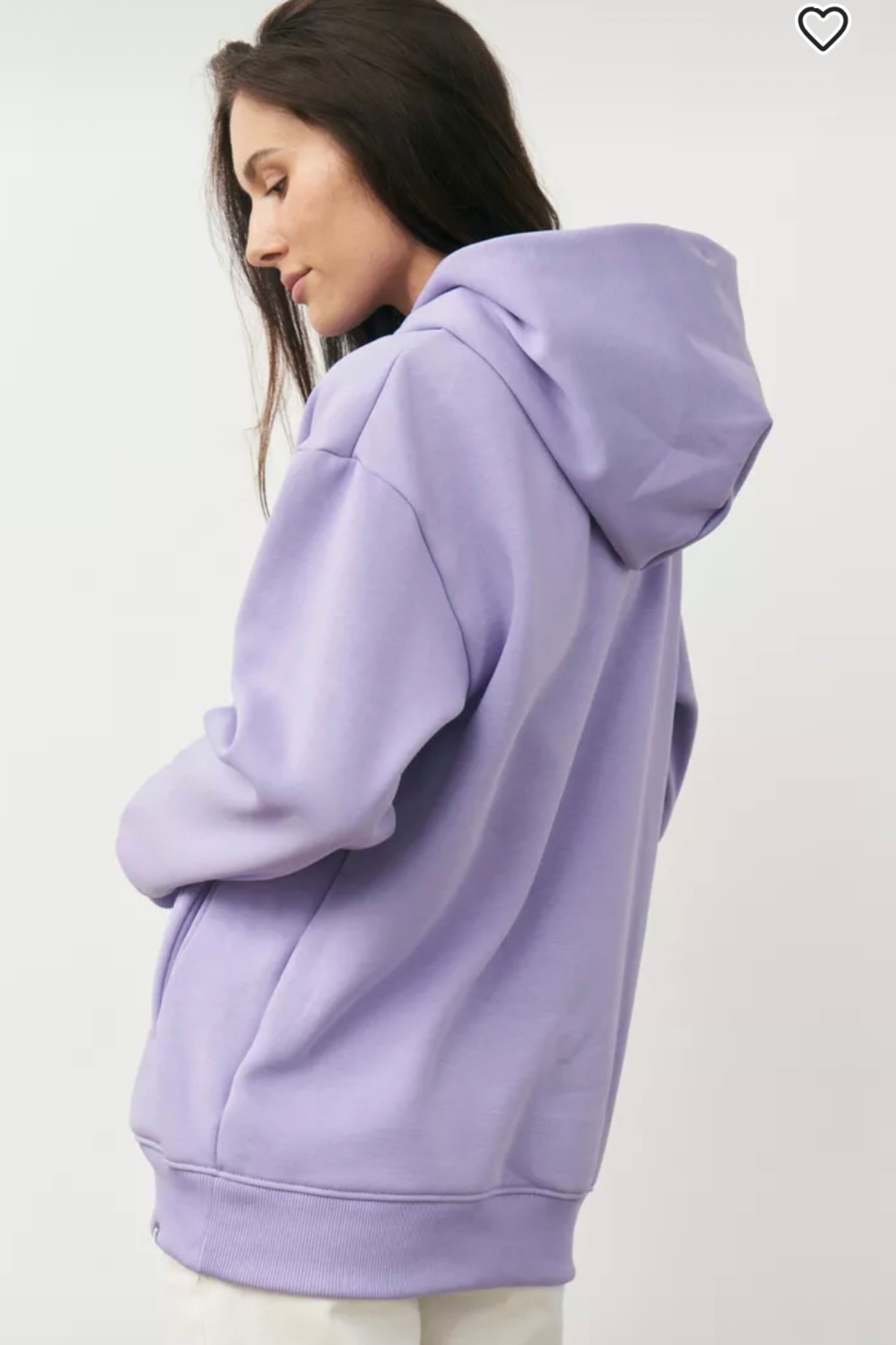 Lavender Oversize Hoodie for women