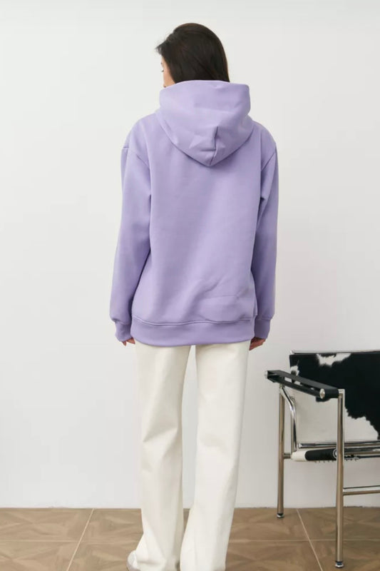 Lavender Oversize Hoodie for women