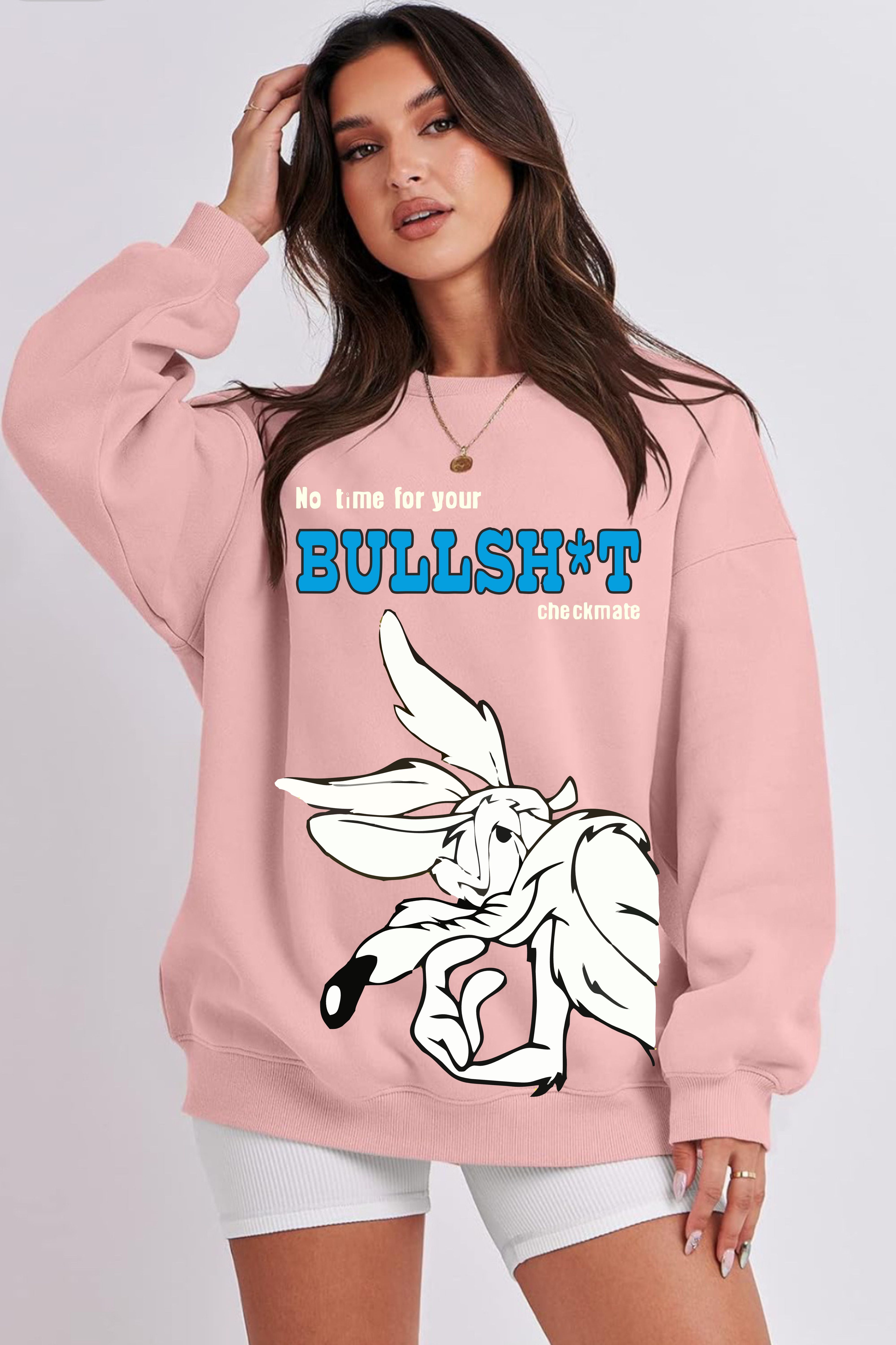 Checkmate Oversize Printed Sweatshirt