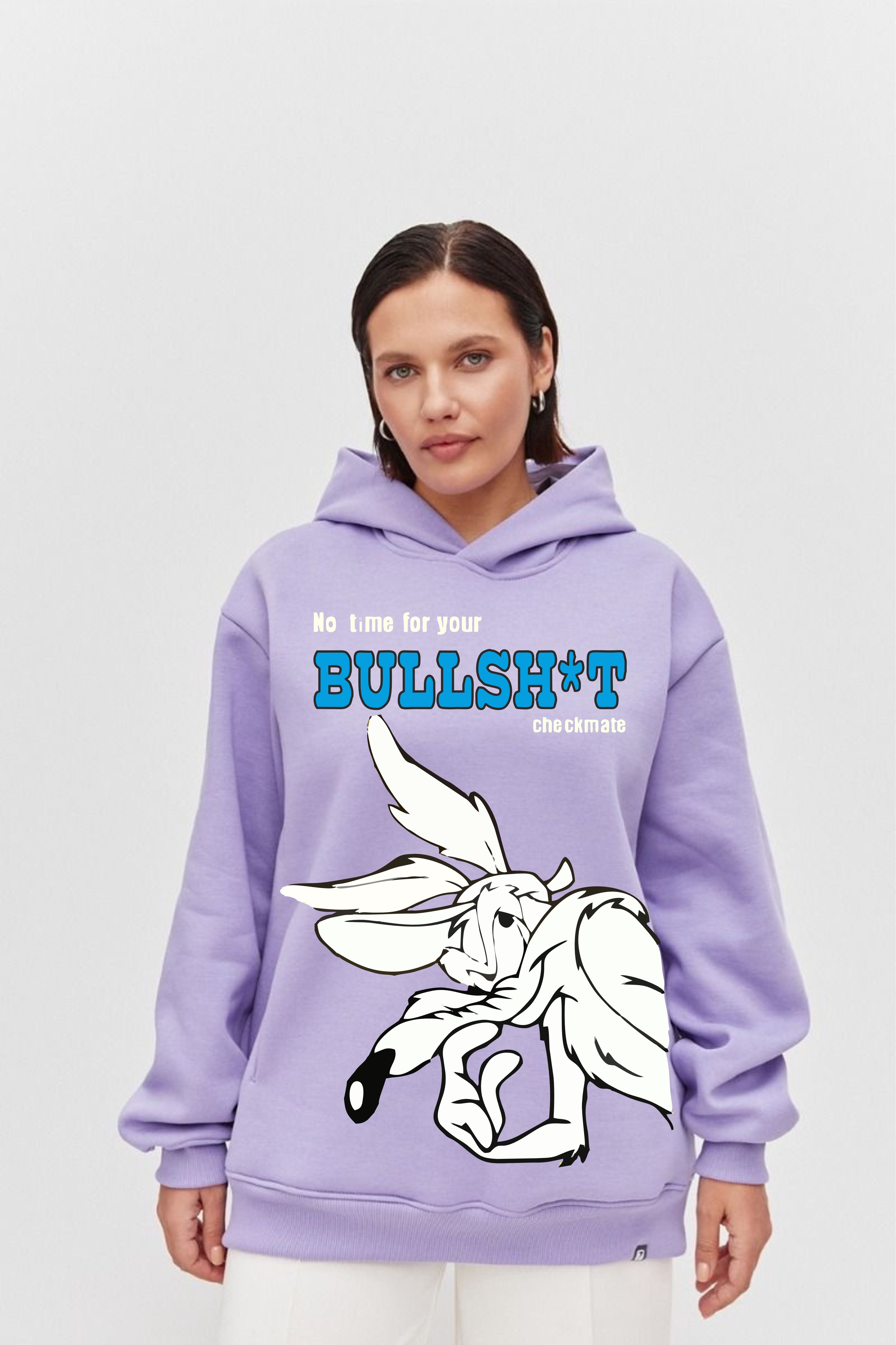 Checkmate Oversize Printed HOODIE