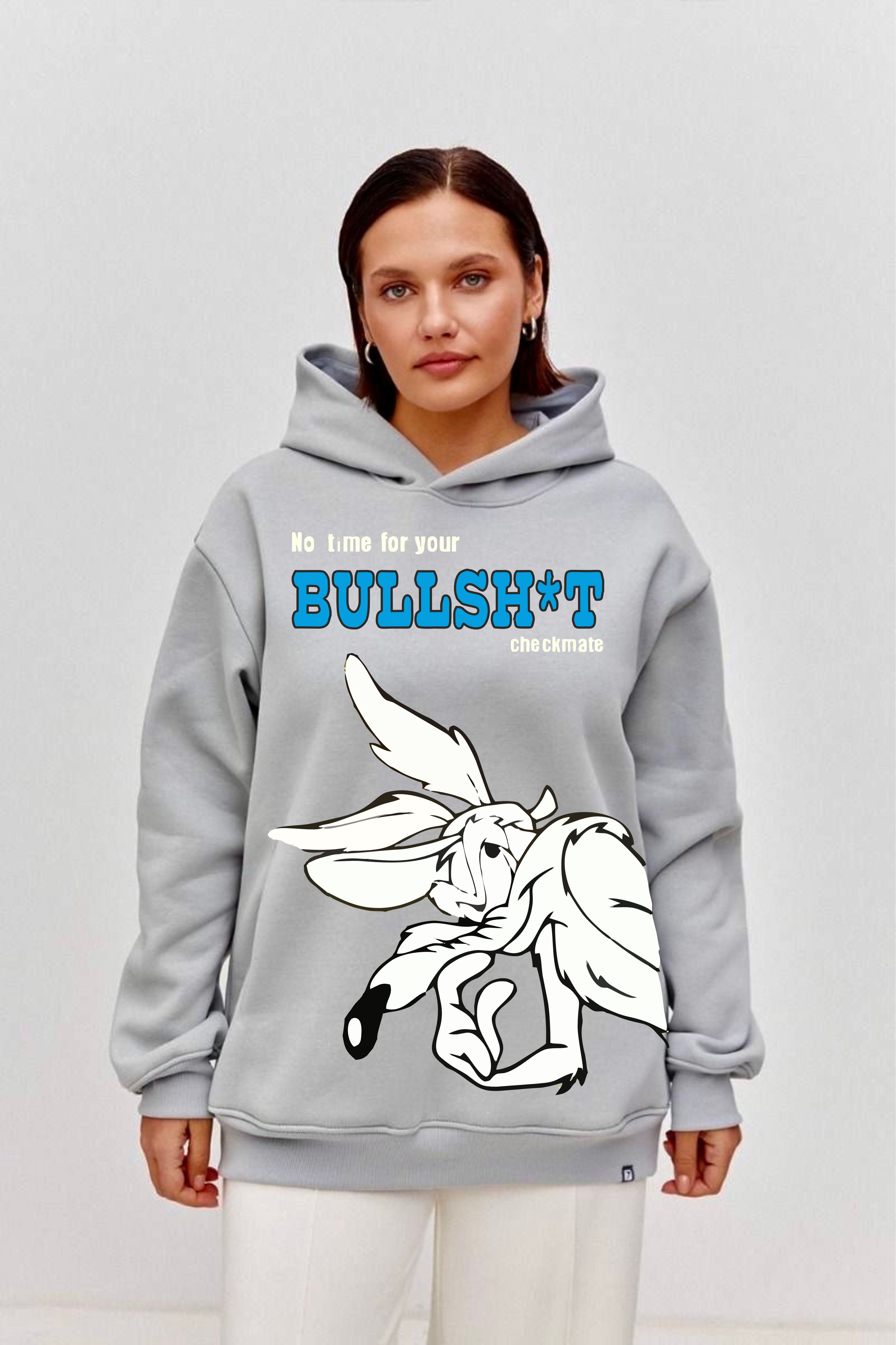 Checkmate Oversize Printed HOODIE