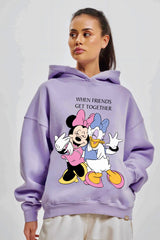 Friends Printed Oversize Hoodie
