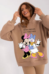 Friends Printed Oversize Hoodie